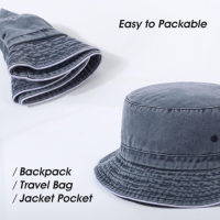 Comfortable Nylon Fabric Bucket Cap